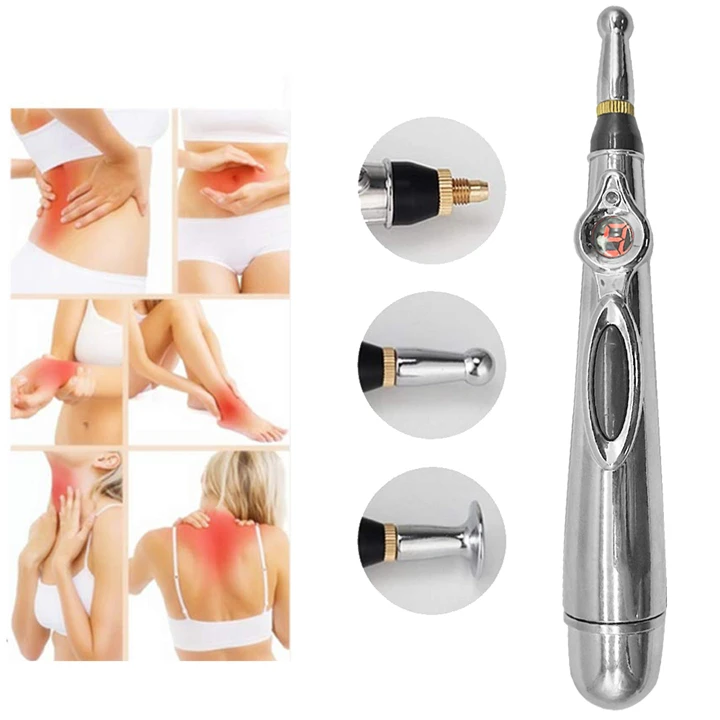 9 modes mini laser therapy massage tool electrical acupuncture meridian energy pen