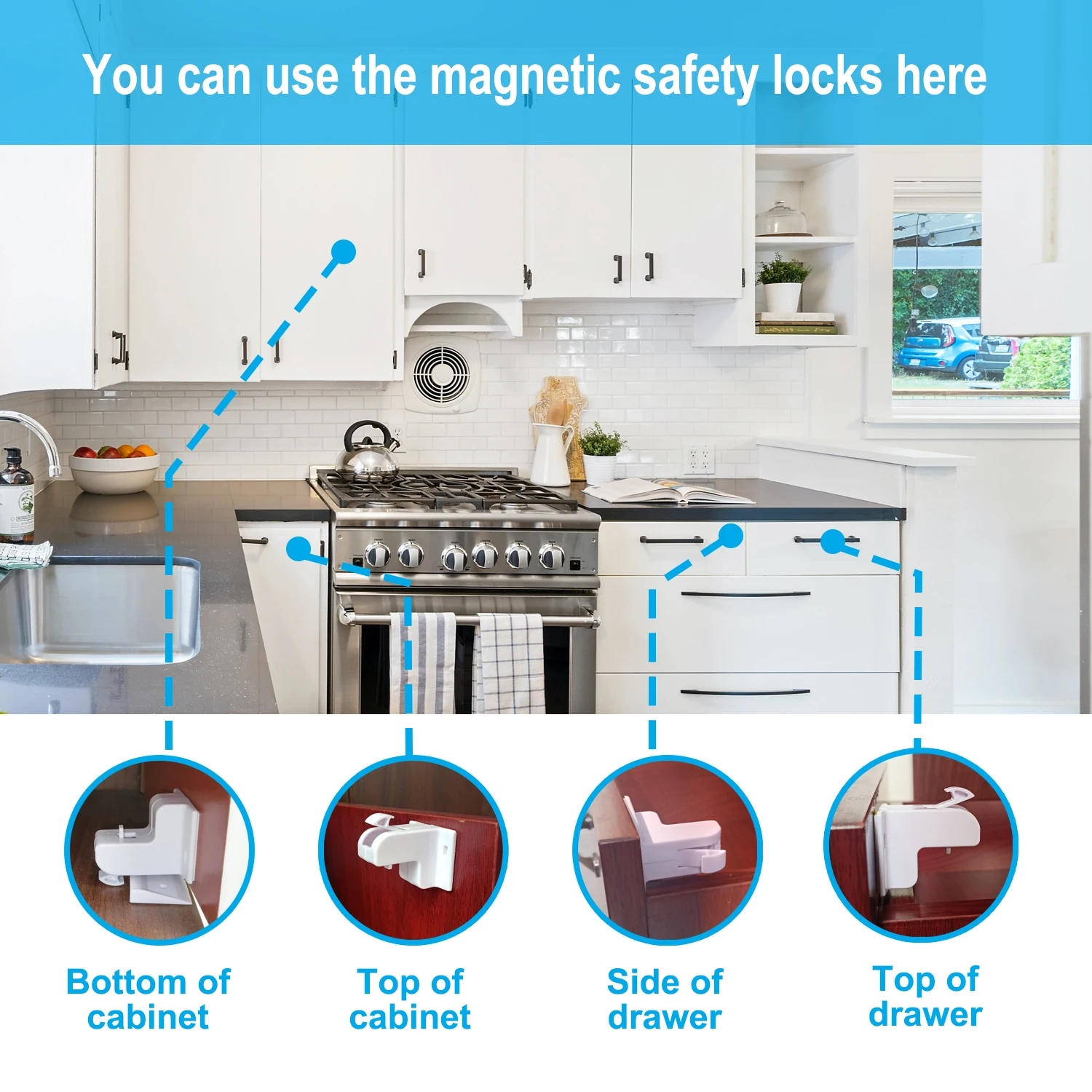 Invisible Child Proof Locks With Key Control