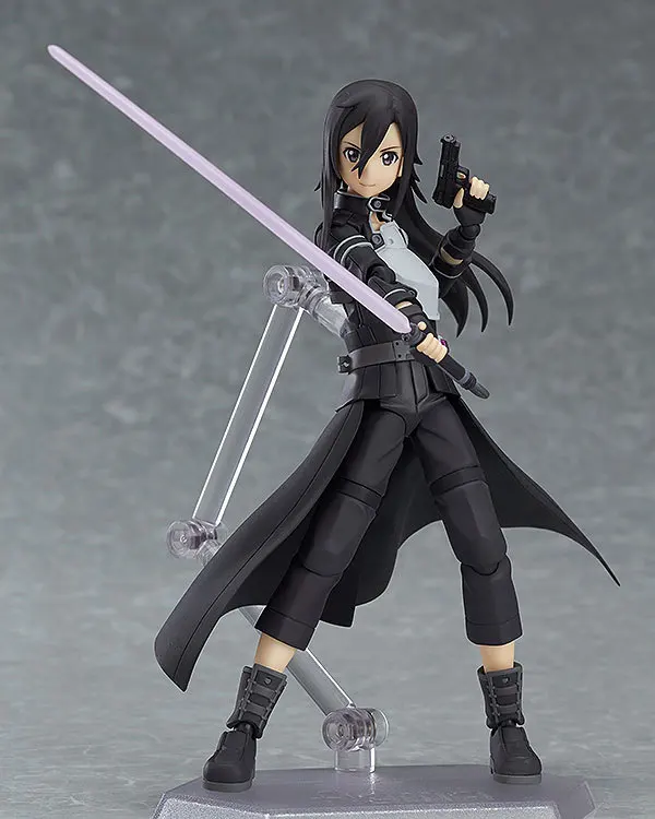 2Pcs Sword Art Online SAO Asuna Kirito PVC Action Figure Figma Figurine Gift Toy