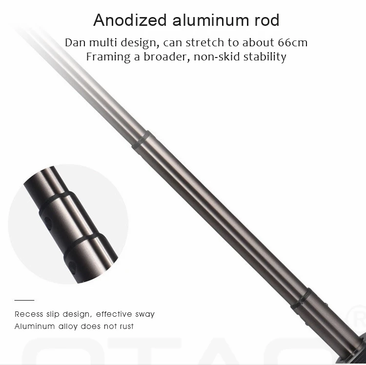 OTAO Cute Girl Fordable Tripod Rechargeable Bluetooth Selfie Stick For iPhone Android Mobile Phone Holder Extendable Handheld