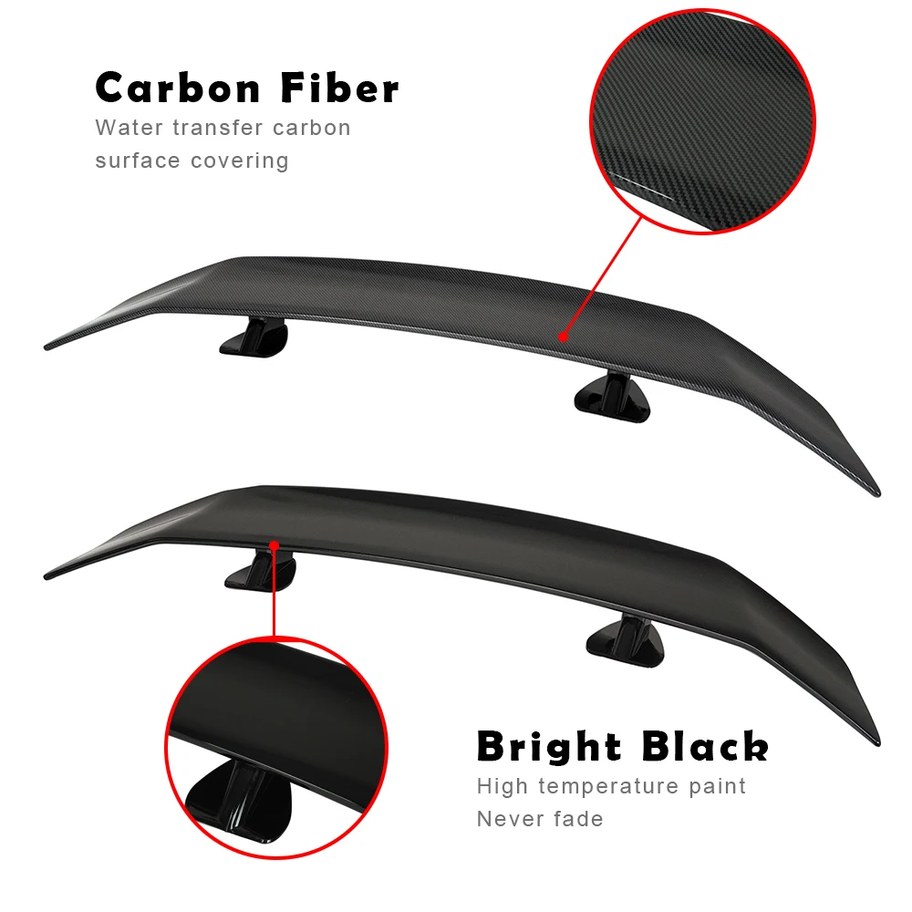 Auto Spoilers Rear Spoiler Universal Fits For Sedan Car Rear Trunk Wing