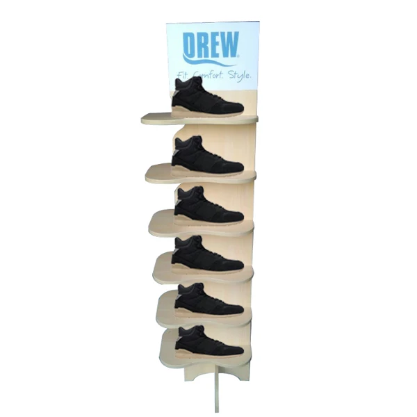 Retail Store Mdf Shoe Display Rack,Shoe Display Ideas,Retail Shoe Shelf
