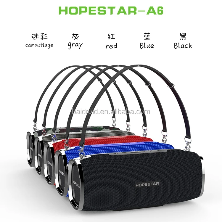 35W Waterproof Hopestar A6 Bluetooth Speaker Audio Speaker Audio Bass Subwoofer Outdoor Portable Wireless Speaker + Mobile Power - ANKUX.COM