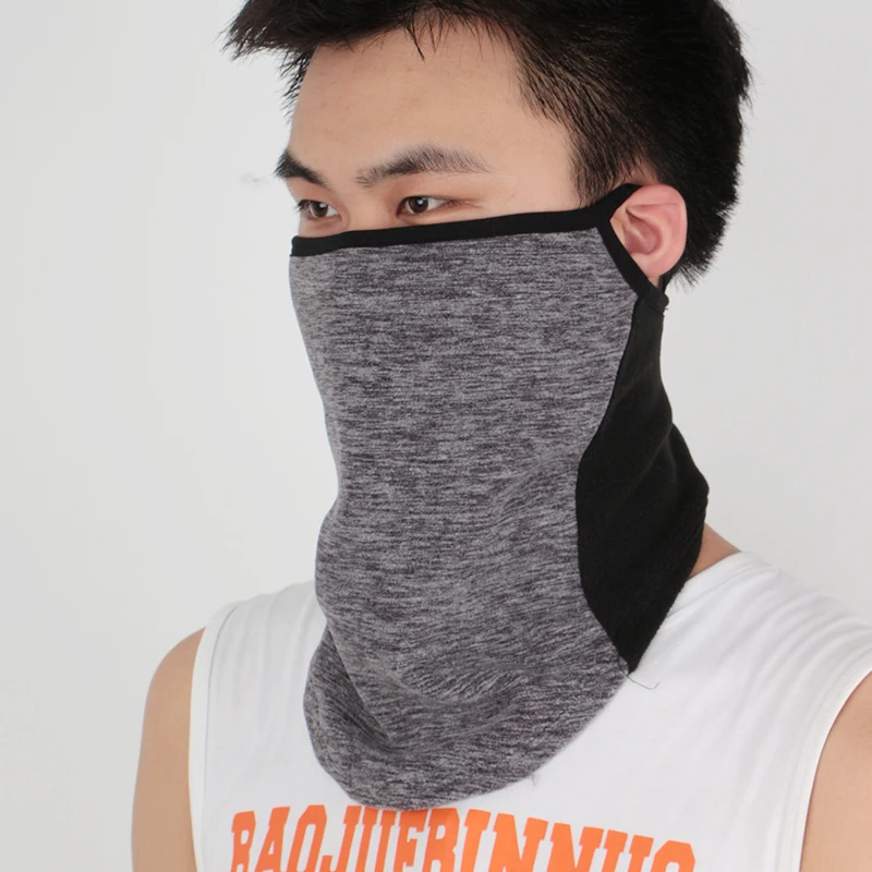 hanging ears breathable mask outdoor sunscreen collar men and women riding bib bike riding face mask warmth and windshield mask