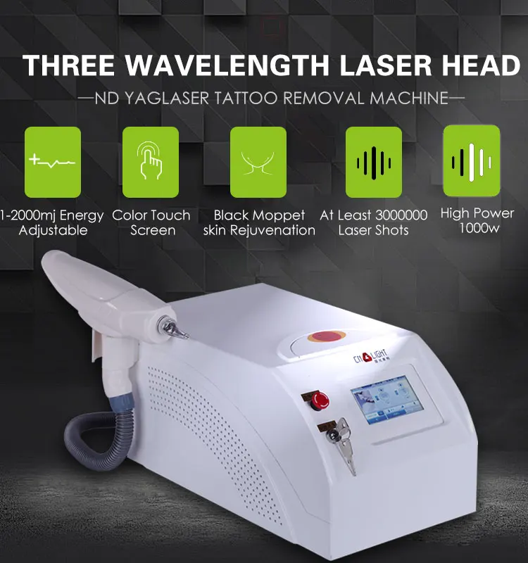 nd yag alexandrite laser carbon peel machine tattoo removal machine price