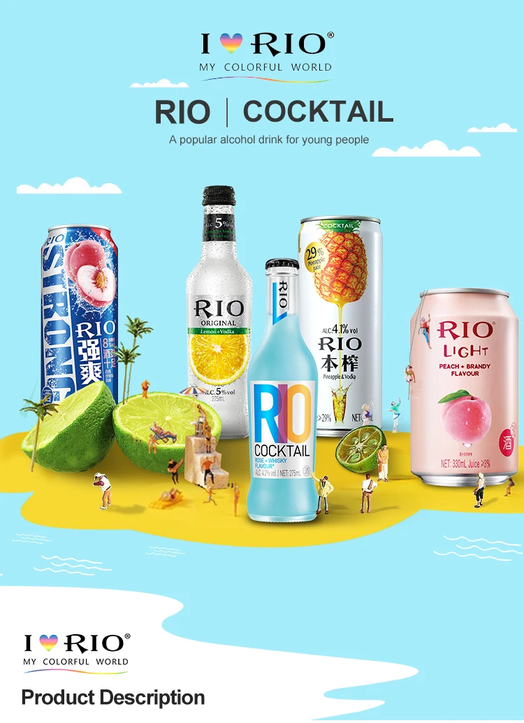 Rio Canned Grape Brandy Flavoured Premixed Cocktail A Young And Popular Low Alcohol Fruit Wine From China View Grape Brandy Flavoured Premixed Cocktail Rio Product Details From Shanghai Bacchus Liquor Co Ltd On