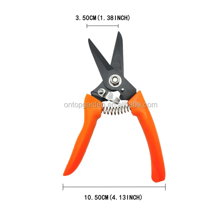 Bypass pruning scissors garden tools