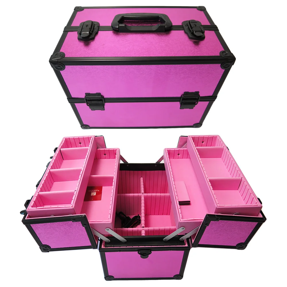 makeup box with compartments