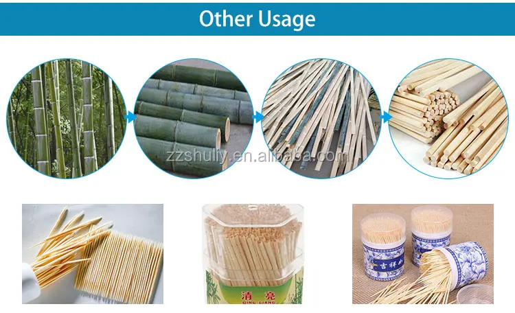china supplier chopstick round sharpening toothpick cutting bamboo dissection machine