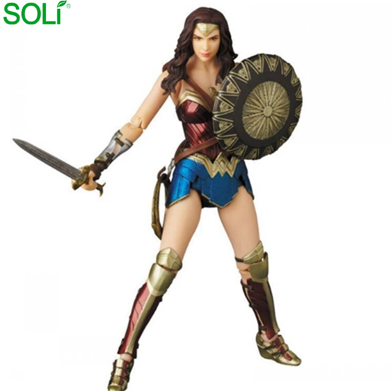 Justice League Action Figure Wonder Woman 4 3/4 Pollici, Giocattolo Ufficiale Per Bambini E Collezionisti