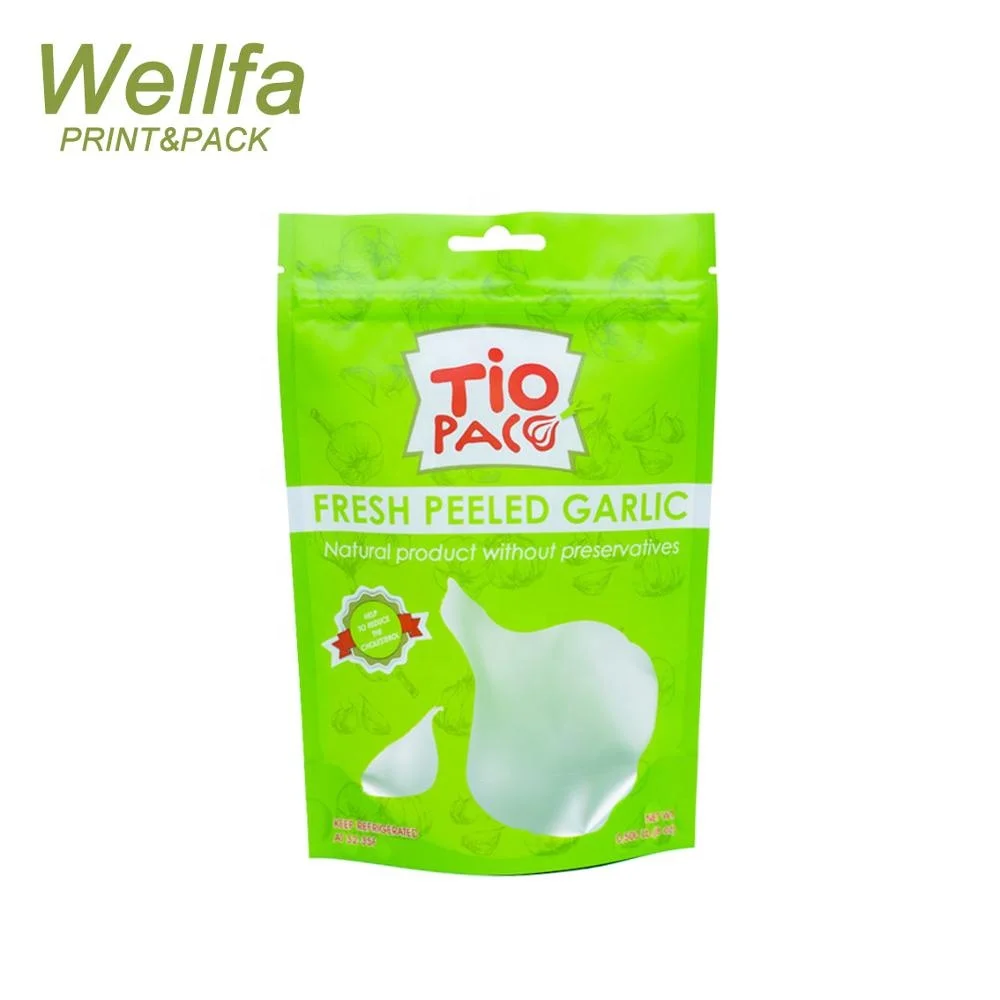 Customized pouches doypack manufacturers ziplock foil bags with tear notch