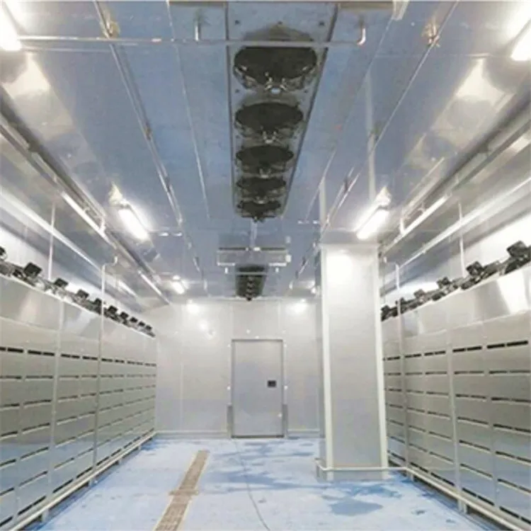Meat plant freezing and thawing machine