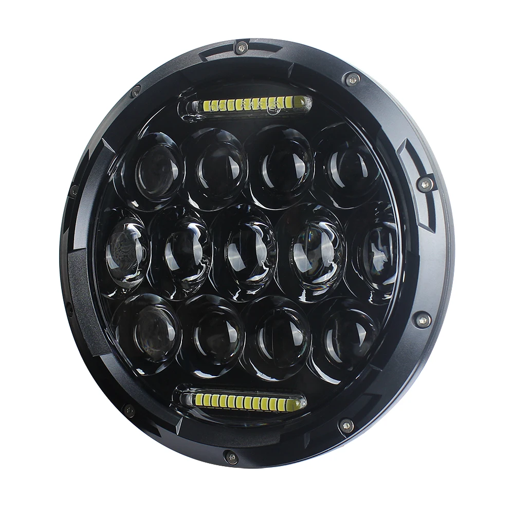 7inch LED Headlight DRL Motorcycle Projector Headlamp Fit For Jeep Wrangler JK TJ Suzuki Samurai SJ410