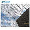 Xuzhou LF Shell Bulk Storage Roof Steel Structure Space Frame Shed Yard Light Weight Prefabricated Grid