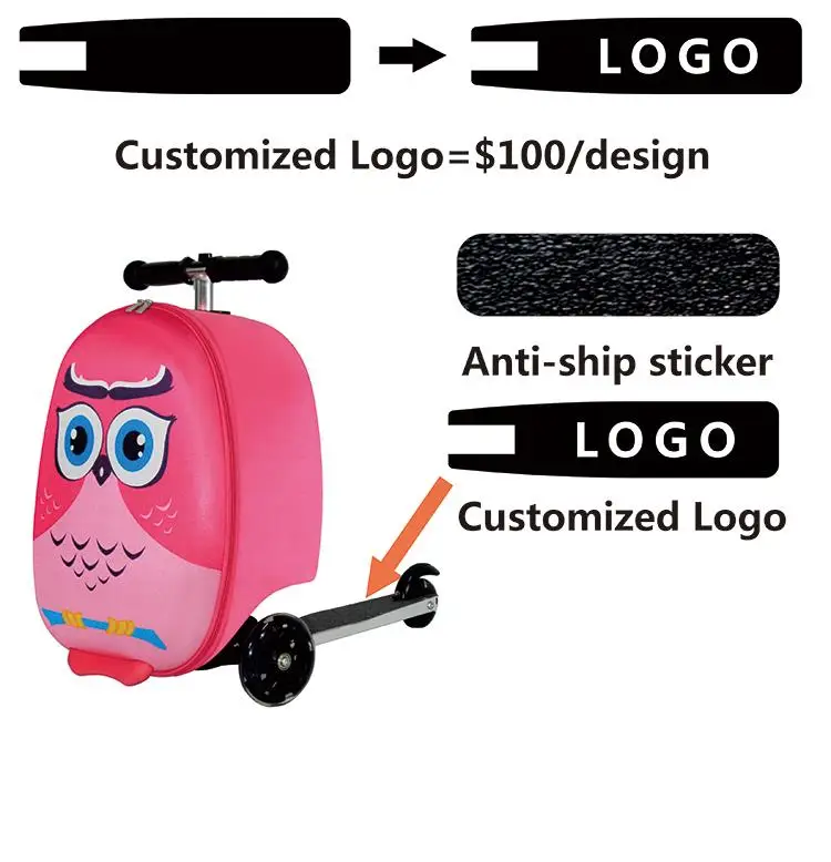 High Quality Kids Kick Luggage Scooter / Popular Skate Scooter For Kids / Three Wheel Kids