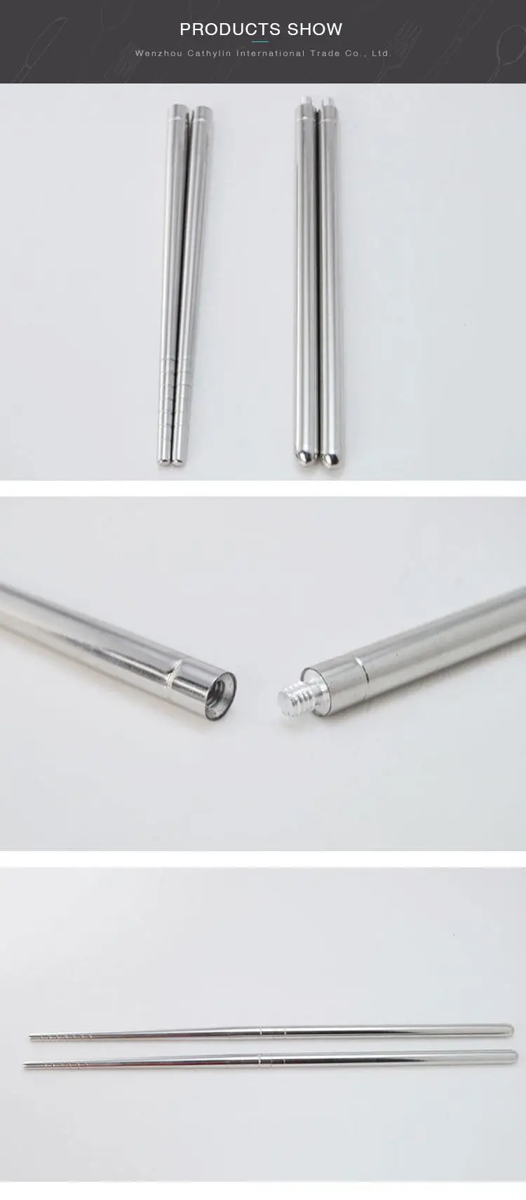 Travel Retractable Collapsible Telescopic Foldable Metal Stainless
