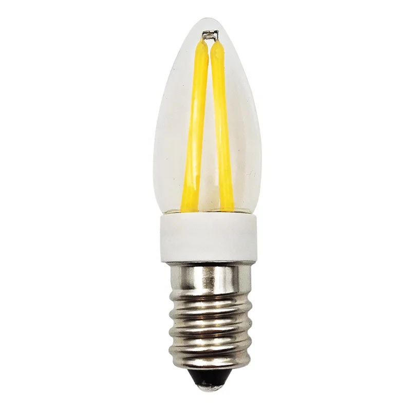 Mini candle C26 G9 E14 E12 filament led bulb 2W 3W 2700-6500K for crystal chandelier lighting , FMT-MINI-E14