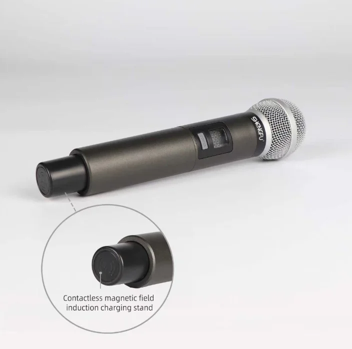 2020 New Induction Charging Wireless Microphone Microphone One