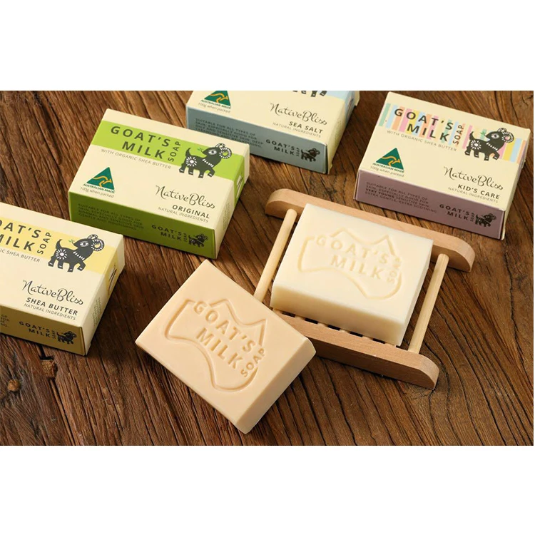 
NativeBliss Goats Milk Soap - Kids Care 100g with Organic Shea Butter - for Baby - Made in Australia - NB14 