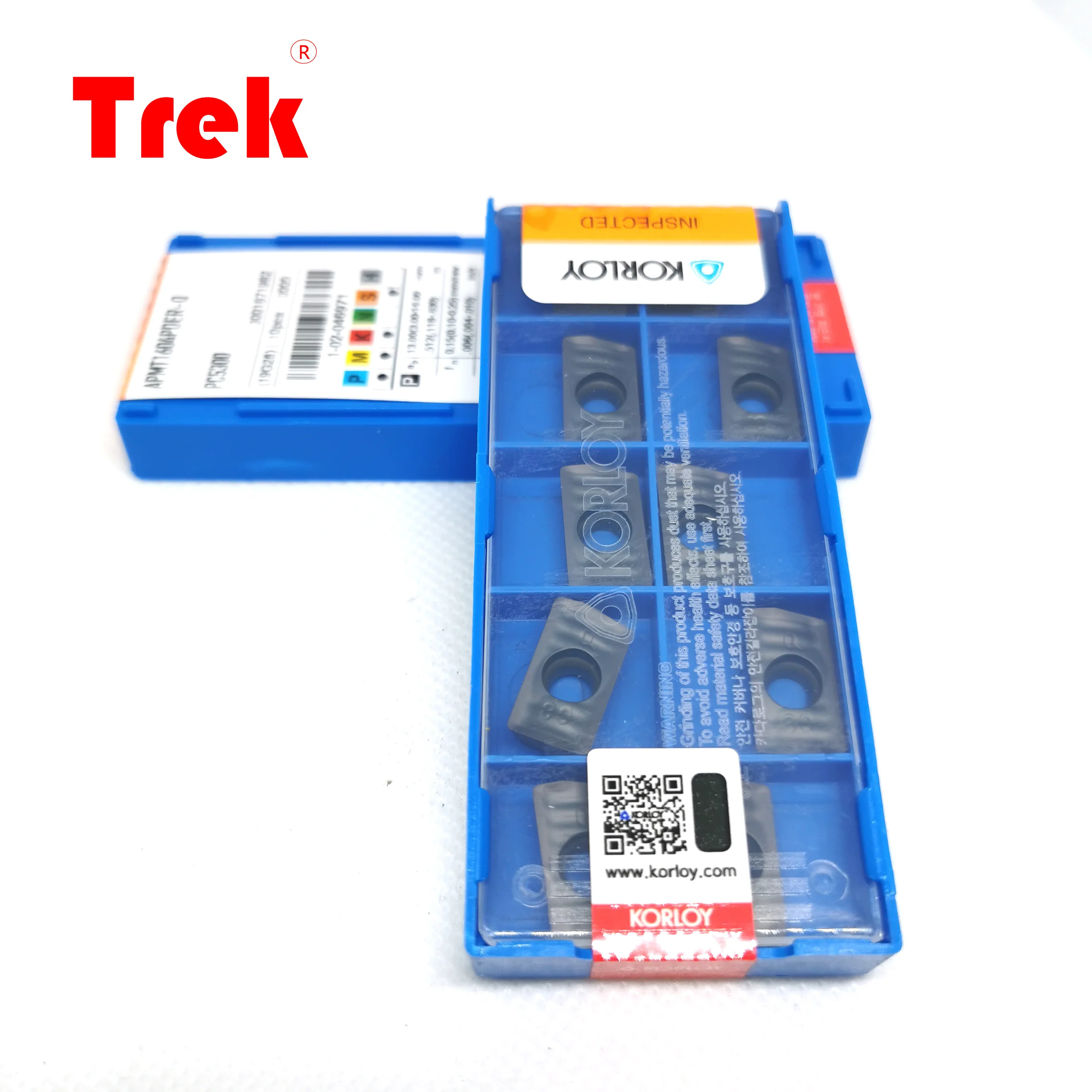 Apmt1604pderq Pc5300 Korloy Apmt1135 Tungsten Carbide Inserts Milling Inserts Milling Cutter