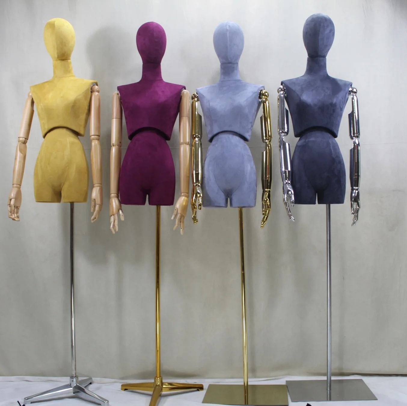 Fashion Female Hlaf Body Lifelike Mannequins Cheap Female Flexible Mannequin Torso For