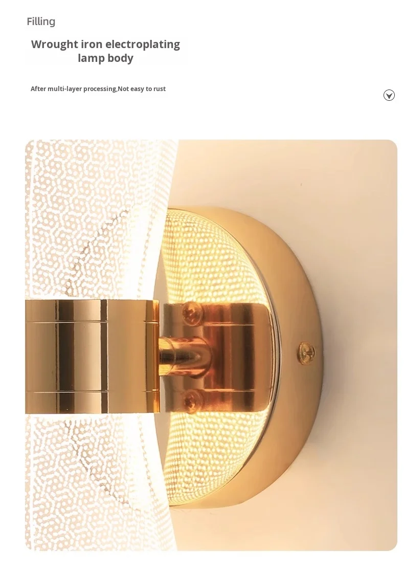 product cross border minimalist modern bedside lamp creative bedroom living room nordic led ultra bright aisle background wall light-6