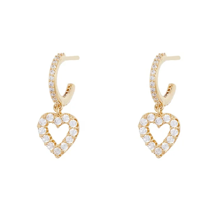 

heart earrings,30 Pairs