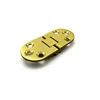Rounded Corner Butler Tray Folding Table Brass Hinge