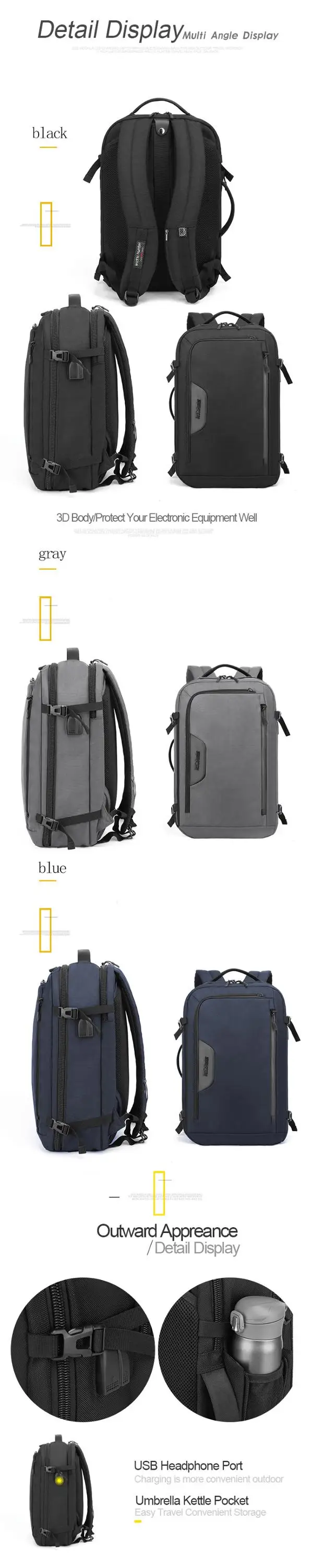blue backpack