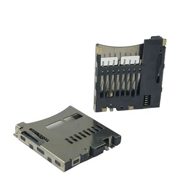 Push-Push Type TransFlash TF Micro SD Card Socket Adapter Automatic PCB Connector - ANKUX.COM