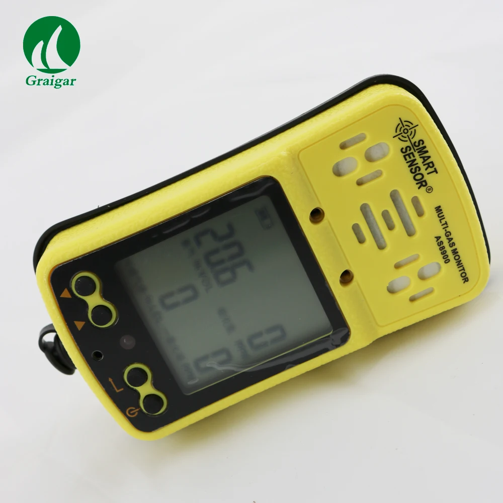 Smart Sensor As8900 Portable Multi Gas Detector 4 In 1 Gas Detector O2