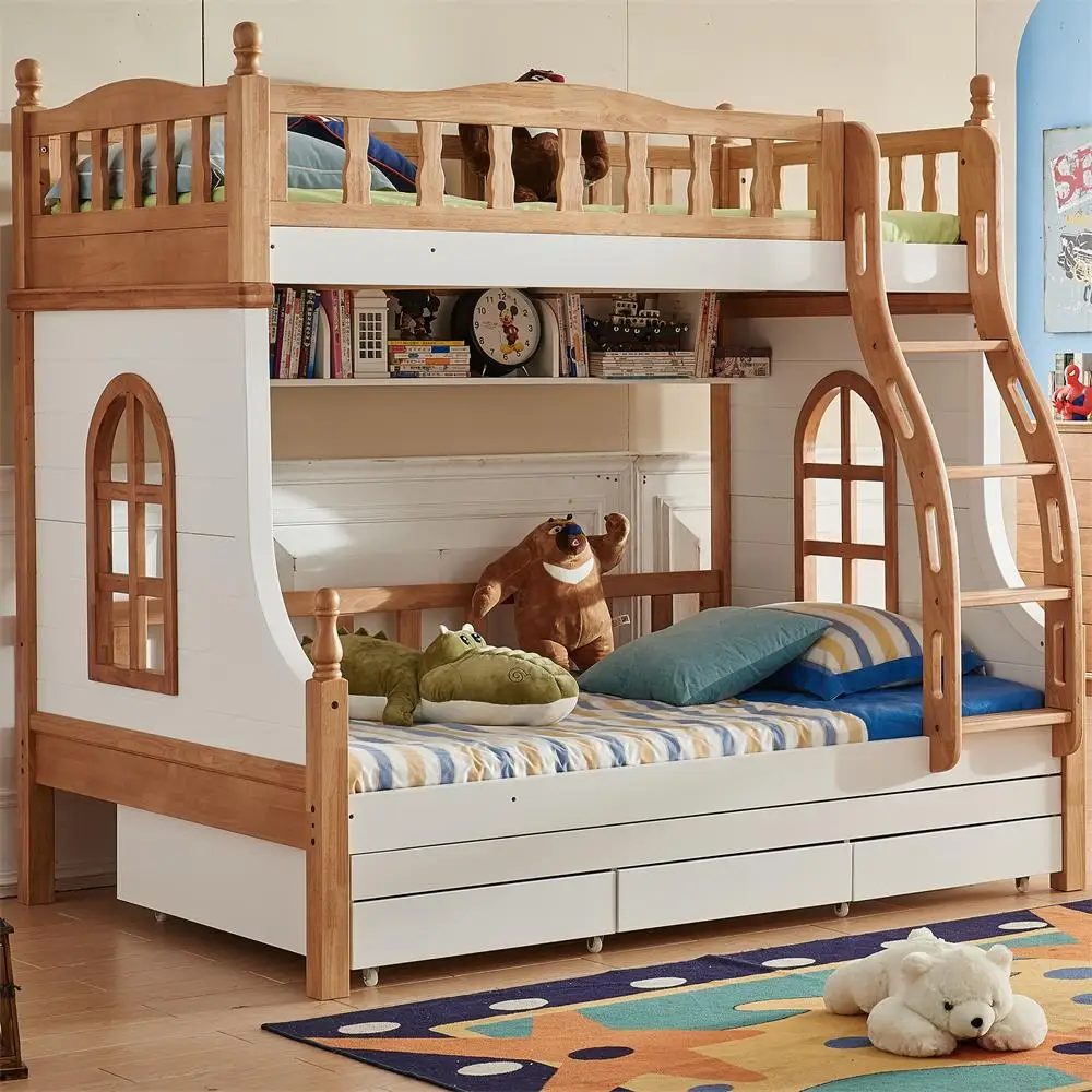 डिजाइन चारपाई बिस्तर बच्चों के लिए ठोस लकड़ी बच्चा बिस्तर फर्नीचर बच्चों बच्चों बेड फर्नीचर मचान