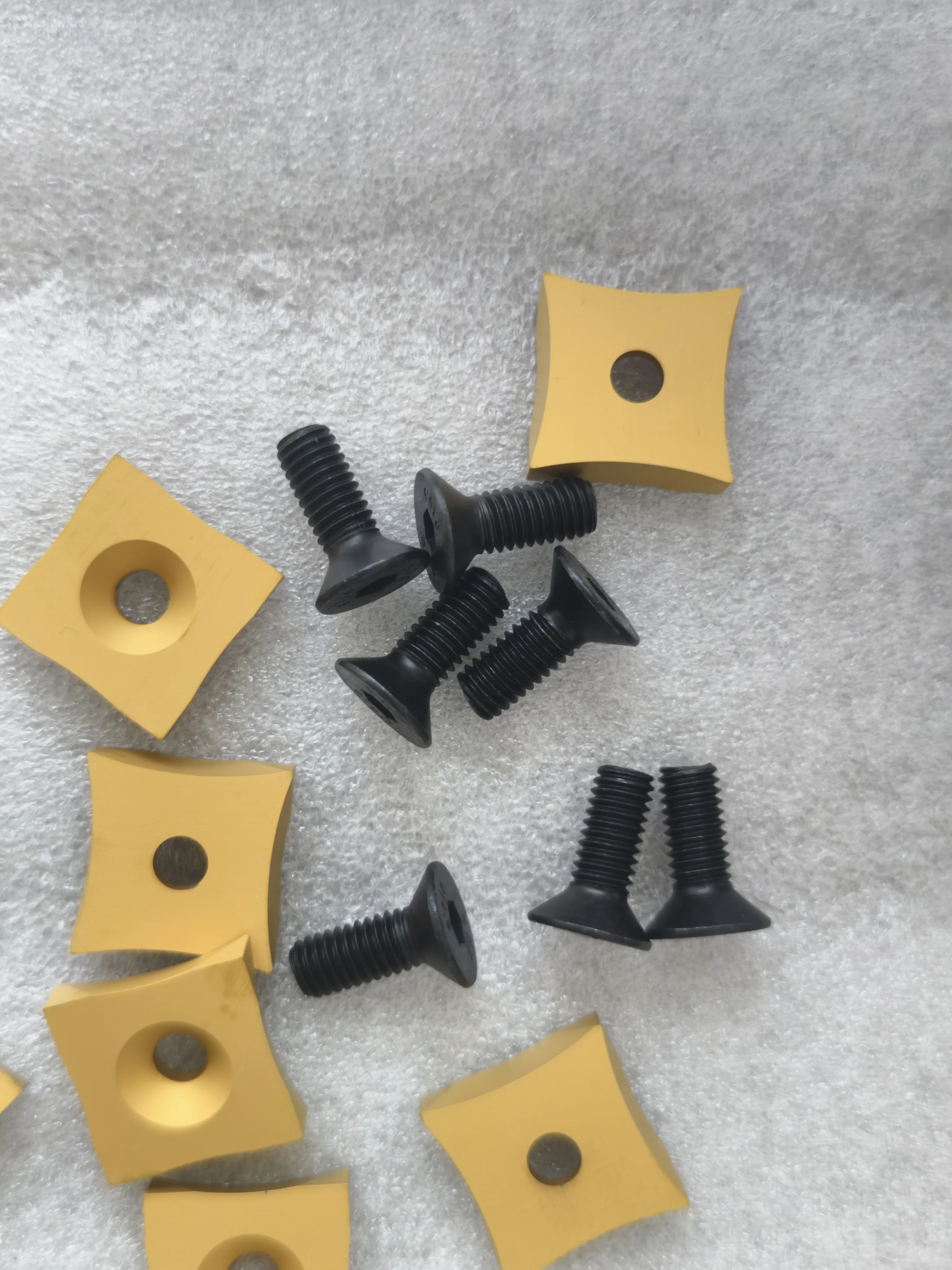 SOUB2506-R80 SOUB2506-R100 Carbide Scarfing Insert Tube Pipe Production Inserts CVD Coated OEM Custom 10pcs MOQ
