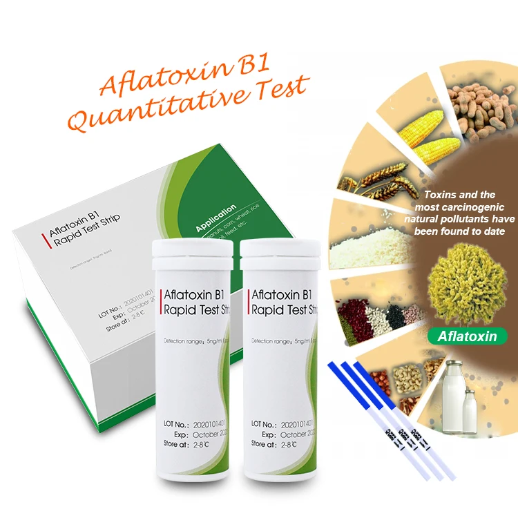 High Quality Aflatoxin B1 M1 Test Kit Rapid Testing In Foods Grains ...