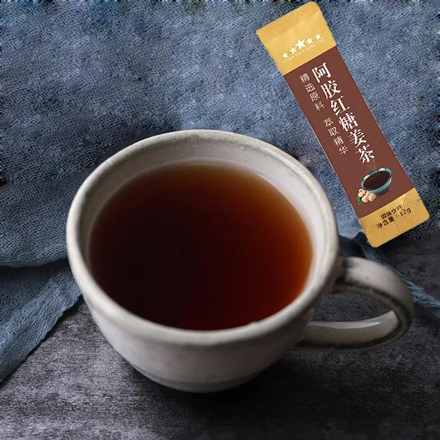 Free Shipping Oem Brown Sugar Ginger Ejiao Tea Instant Honey Red Tea