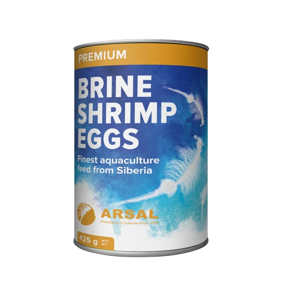 
Russian Supplier Brine Shrimp Eggs Artemia Cysts In Metal Can 