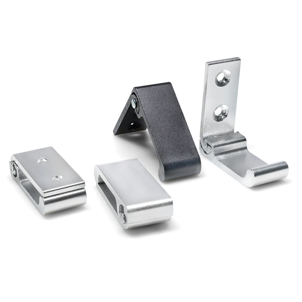 4040 Invisible Aluminum Alloy Fixed Bracket 6000 Series Foldable Clothes Hook for Bathroom Wardrobe 20/30 Sizes Available manufacture