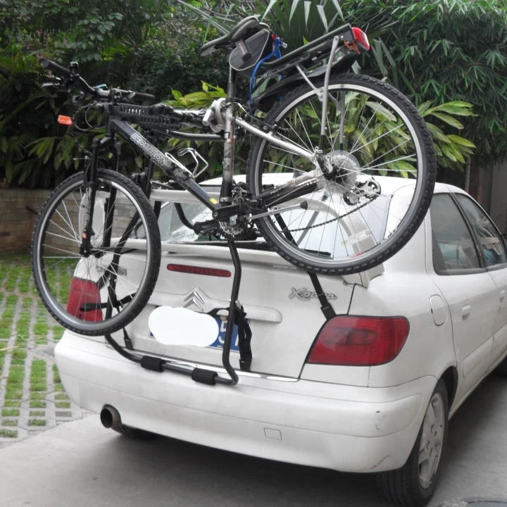 bike rack on car trunk
