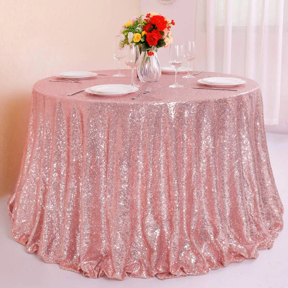 Fancy Birthday Party Event Banquet Table Cloth Linen Overlay Cover ...