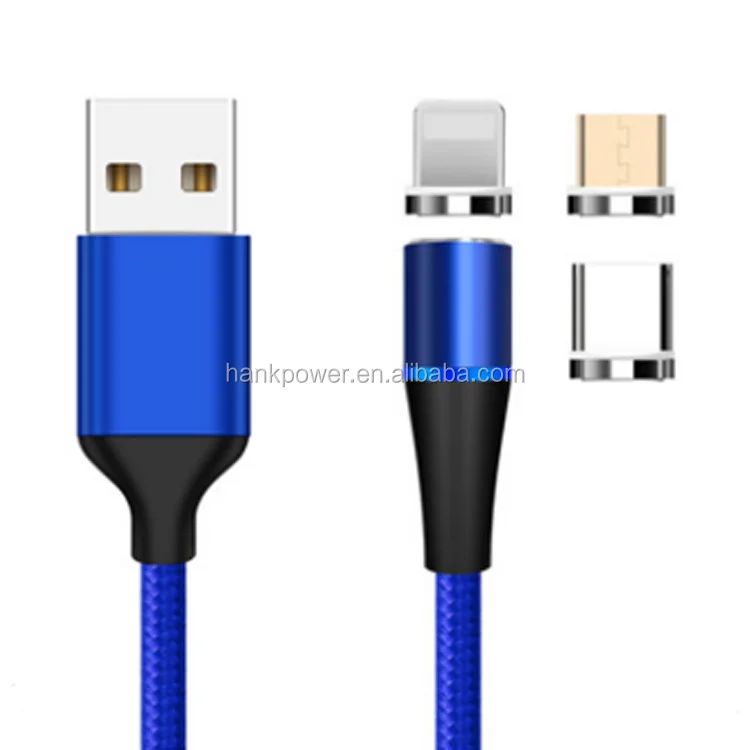 Free Shipping Mobile USB Data Cable 3A Strong Magnetic Fast Charging Data Sync Cable For IOS/Android/USB C - ANKUX.COM