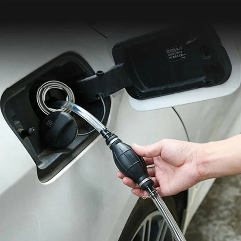 Universal 8mm Siphon Hand Pump Portable Manual Car Fuel Transfer Pump