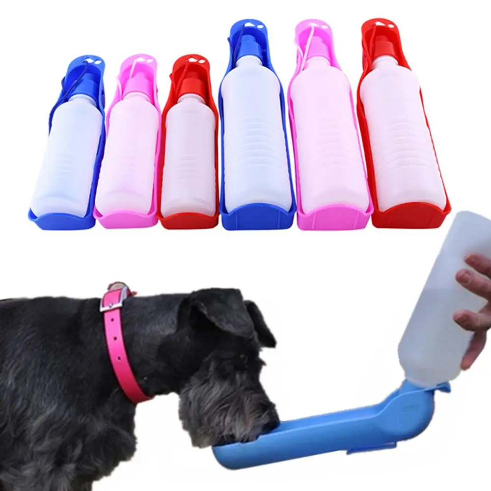 Wholesale Leak Proof 250ml 500ml Portable Plastic Dog Drink Bottle