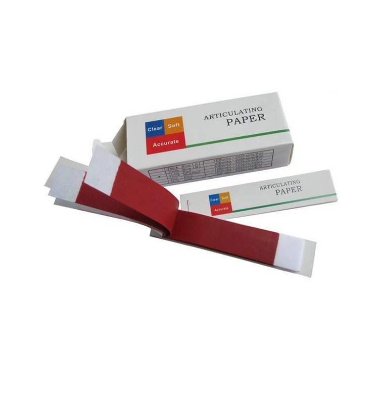 Full Medical 300 Sheets/box Dental Articulating Paper Blue Strips
