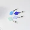 Free sample 25MM Snap Button Retractable Id Card Badge Holder Reel Pull