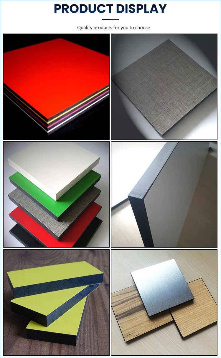 12mm Decorative Paper Waterproof Compact Grade Laminate Panel High Pressure Laminate Hpl Sheet
