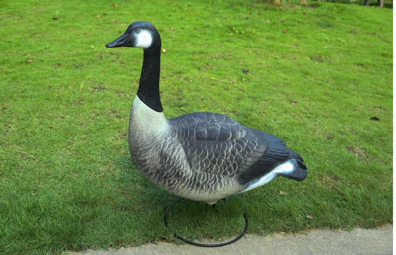 Hunting Goose Decoy Sentry Rest Feeder Canada Floating Resting Goose