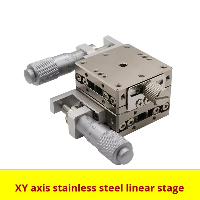 80 high precision optical small fine linear manual adjustment sliding table bearing-16