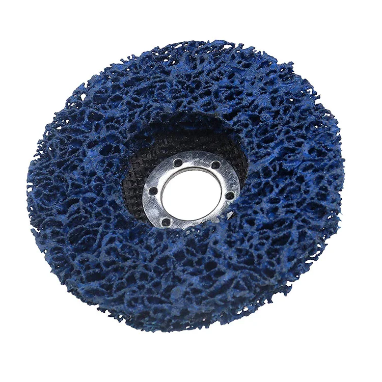 Quick Change Clean & Strip Wheel Poly Fiber Non-woven Grinding Strip Wheel Pad Disc Angle Grinder Discs