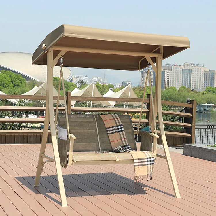 3 Sitze Baldachin Schaukel Stuhl Terrasse Garten Schaukeln Mit Cabrio