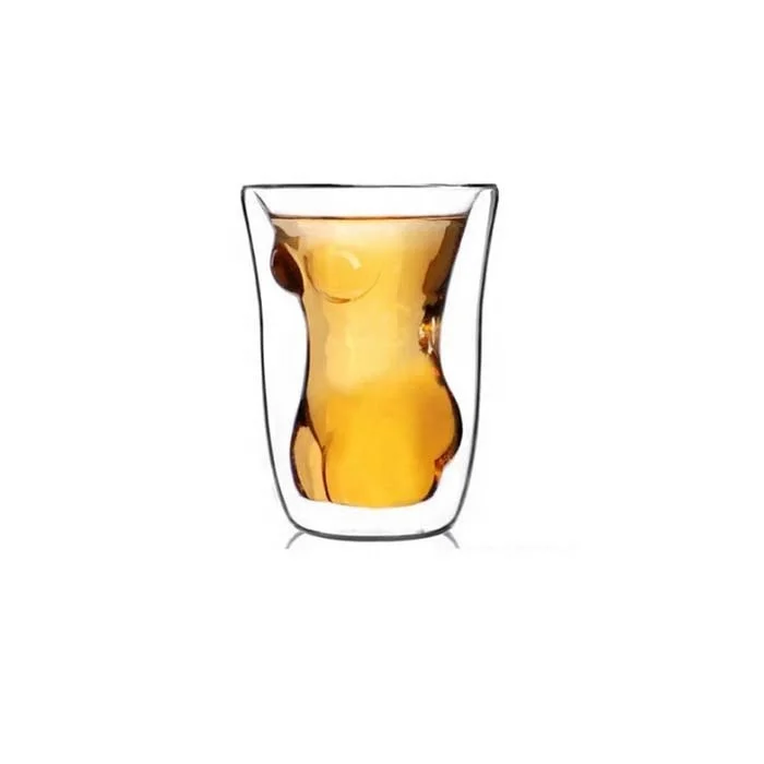 Borosilicate hand blown woman body shaped sexy shot glass    .jpg
